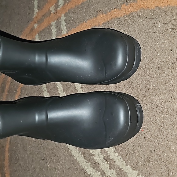 Hunter Rainboots Black Size 11 - Picture 2 of 5